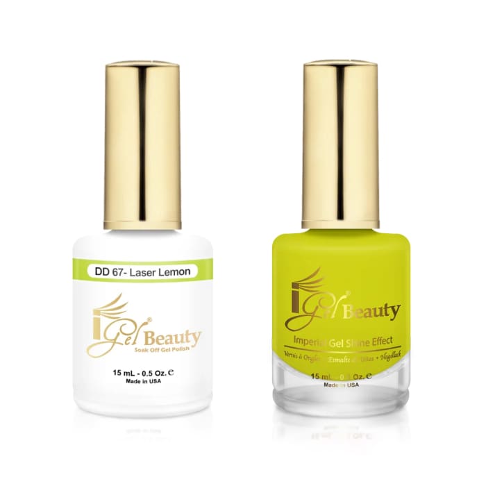 iGel Dip & Dap Trio - DD067 Laser Lemon - OceanNailSupply