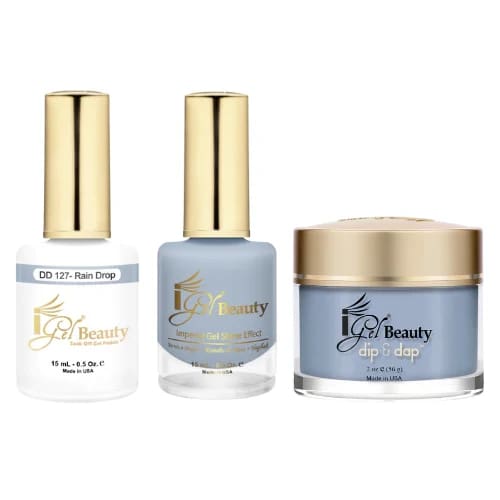 iGel Dip & Dap Trio - DD127 - Rain Drops - OceanNailSupply