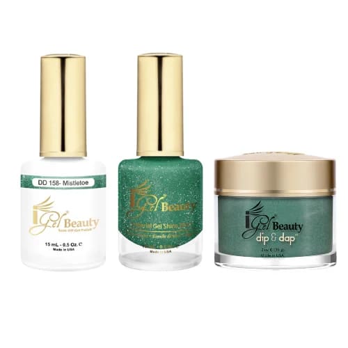 iGel Dip & Dap Trio - DD158 Mistletoe - OceanNailSupply