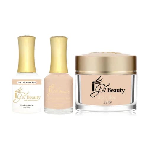 iGel Dip & Dap Trio - DD170 - Nude Bar - OceanNailSupply