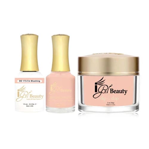 iGel Dip & Dap Trio - DD173 - I’m Blushing - OceanNailSupply