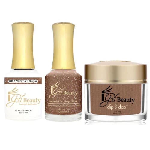 iGel Dip & Dap Trio - DD179 - Brown Sugar - OceanNailSupply