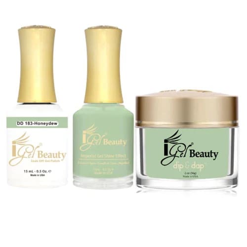 iGel Dip & Dap Trio - DD183 - Honey Dew - OceanNailSupply