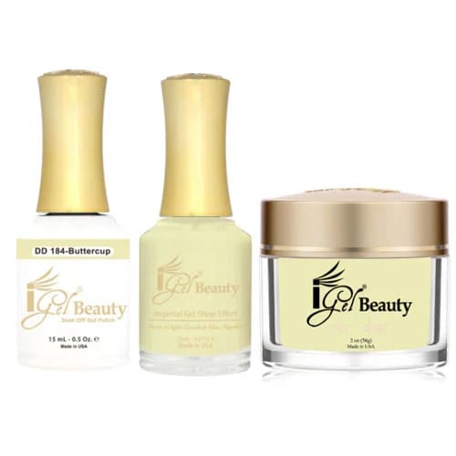 iGel Dip & Dap Trio - DD184 - Buttercup - OceanNailSupply