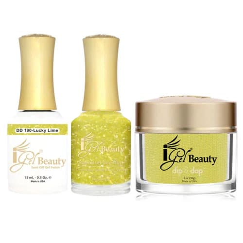 iGel Dip & Dap Trio - DD190 - Lucky Lime - OceanNailSupply