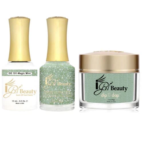 iGel Dip & Dap Trio - DD191 - Magic Mint - OceanNailSupply