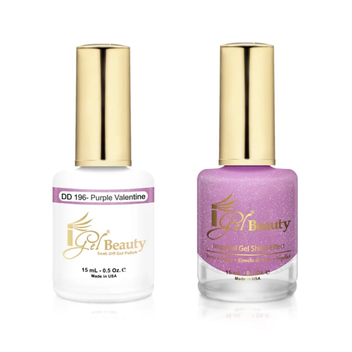 iGel Dip & Dap Trio - DD196 - Purple Valentine - OceanNailSupply
