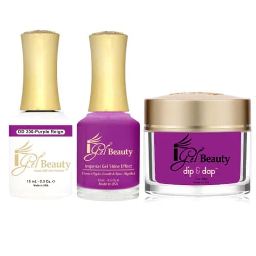 iGel Dip & Dap Trio - DD200 - Purple Reign - OceanNailSupply