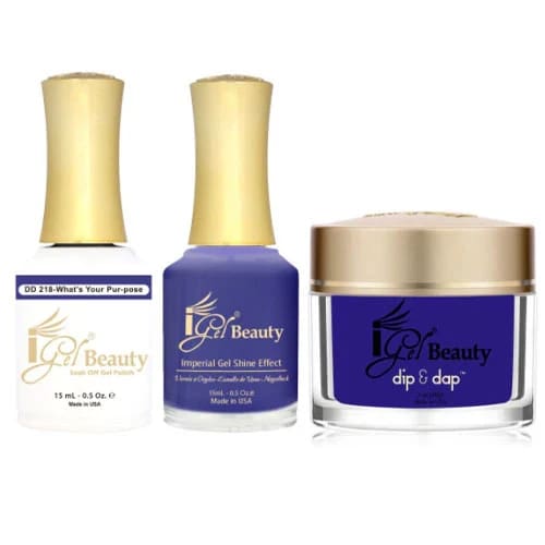 iGel Dip & Dap Trio - DD218 - What’s Your Pur-pose - OceanNailSupply