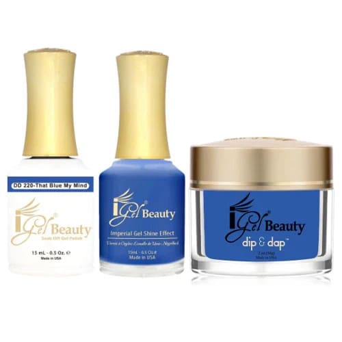 iGel Dip & Dap Trio - DD220 - That Blue My Mind - OceanNailSupply