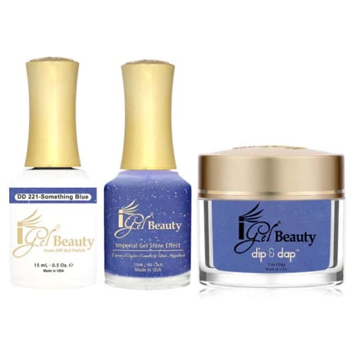 iGel Dip & Dap Trio - DD221 - Something Blue - OceanNailSupply