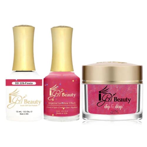 iGel Dip & Dap Trio - DD229 - Fiesta - OceanNailSupply