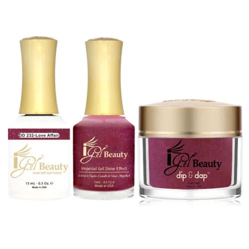iGel Dip & Dap Trio - DD232 - Love Affair - OceanNailSupply