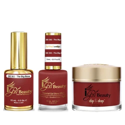 iGel Dip & Dap Trio - DD302 The Big Boss - OceanNailSupply