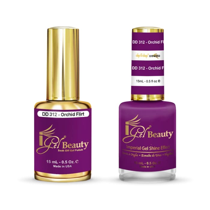 iGel Dip & Dap Trio - DD312 Orchid Flirt - OceanNailSupply