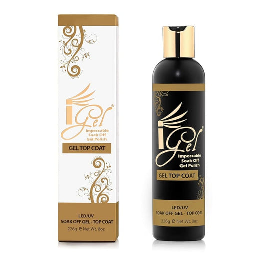 iGel Top Coat - 8 oz. Refill (Wipe) - OceanNailSupply