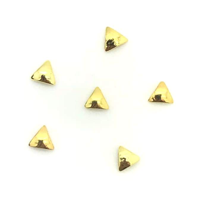 Japanese Stud Triangle Solid [Gold] - OceanNailSupply
