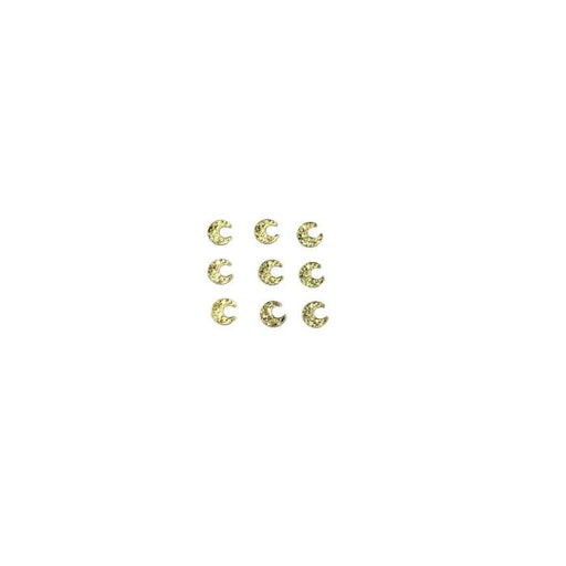 Japanese Studs Texture Moon [GOLD] - OceanNailSupply