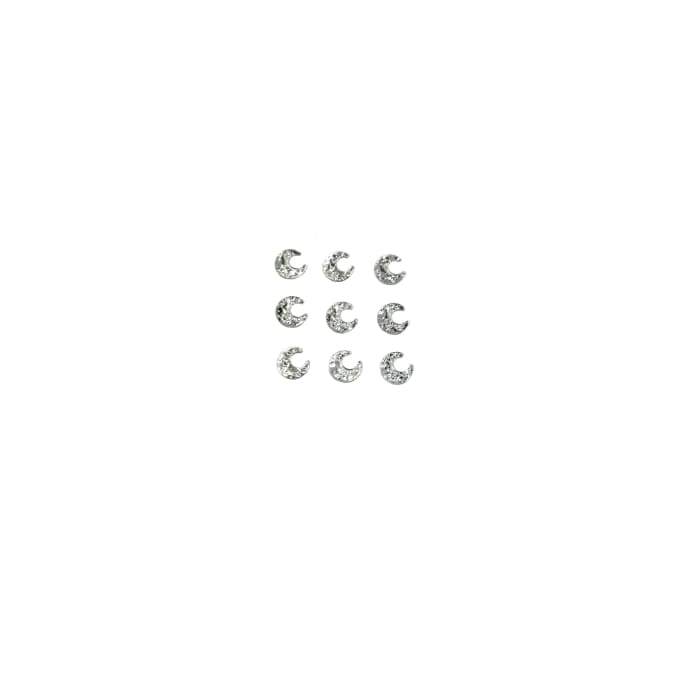 Japanese Studs Texture Moon [SILVER] - OceanNailSupply
