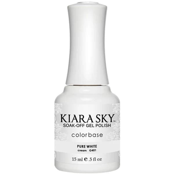 Kiara Sky Color Base - G401 Pure White - OceanNailSupply