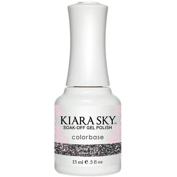 Kiara Sky Color Base - G459 Polka Dots - OceanNailSupply