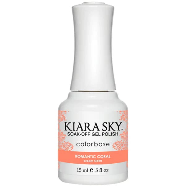 Kiara Sky Color Base - G490 Romantic Coral - OceanNailSupply