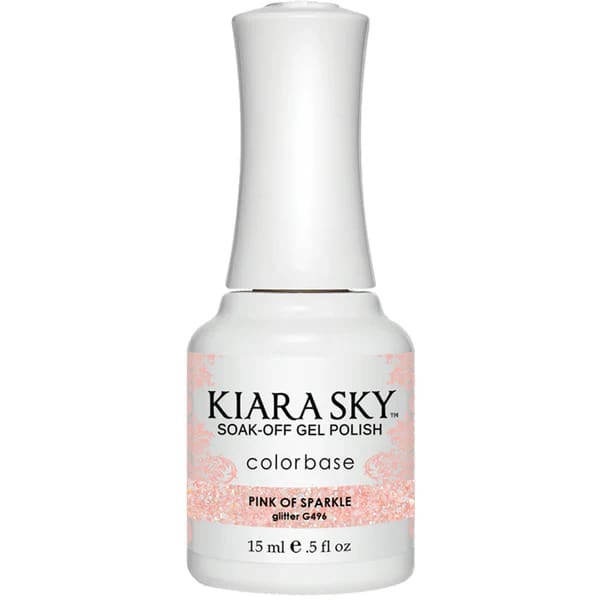Kiara Sky Color Base - G496 Pinking Of Sparkle - OceanNailSupply