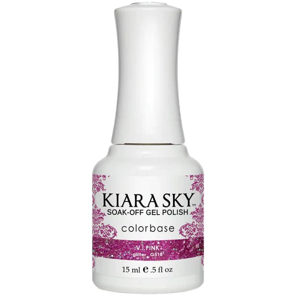 Kiara Sky Color Base - G518 V.I.Pink - OceanNailSupply