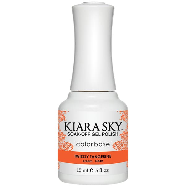 Kiara Sky Color Base - G542 Twizzly Tangerine - OceanNailSupply