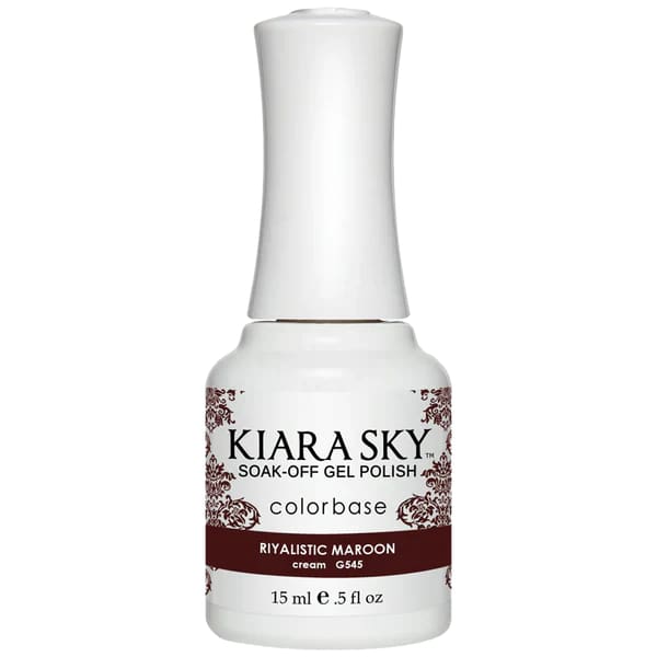 Kiara Sky Color Base - G545 Riyalistic Maroon - OceanNailSupply