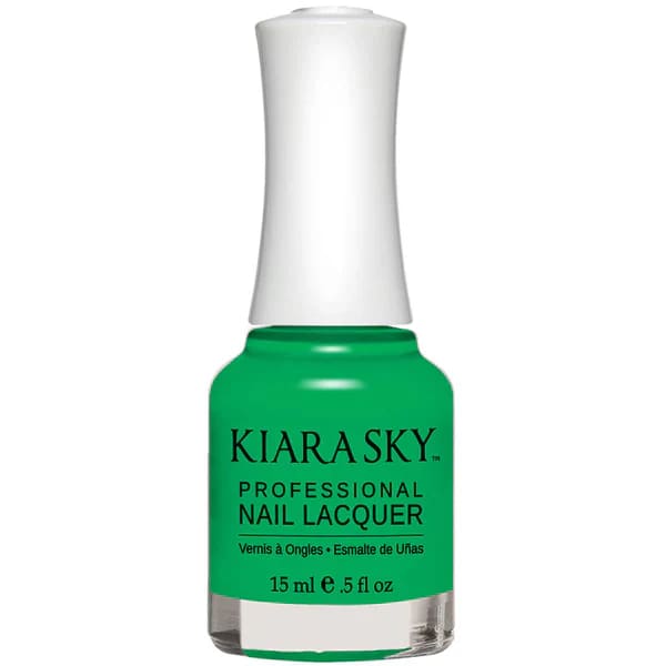 Kiara Sky Lacquer - N448 Green With Envy - OceanNailSupply