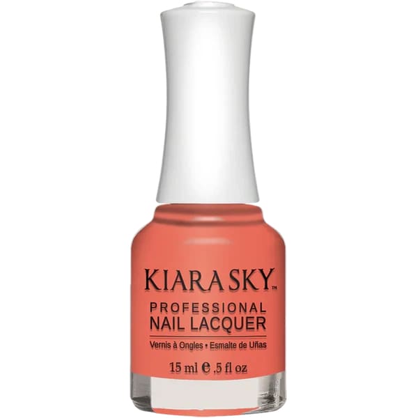 Kiara Sky Lacquer - N490 Romantic Coral - OceanNailSupply