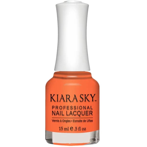 Kiara Sky Lacquer - N542 Twizzly Tangerine - OceanNailSupply