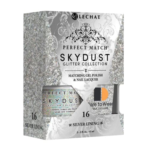 LeChat Perfect Match - SkyDust Collection 16 Silver Lining OceanNailSupply