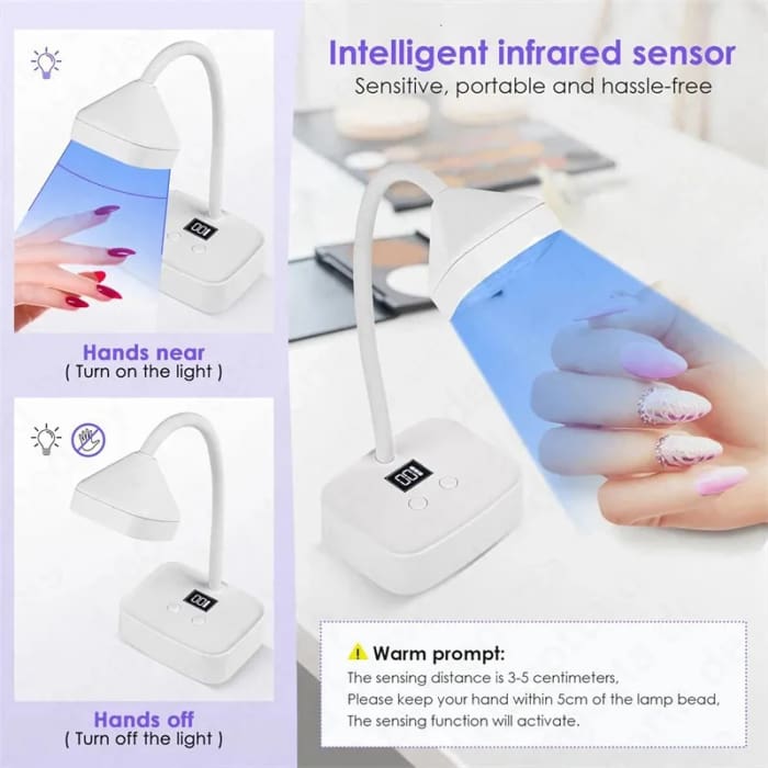 LED Gel Nail Lamp with Smart Sensor - OceanNailSupply