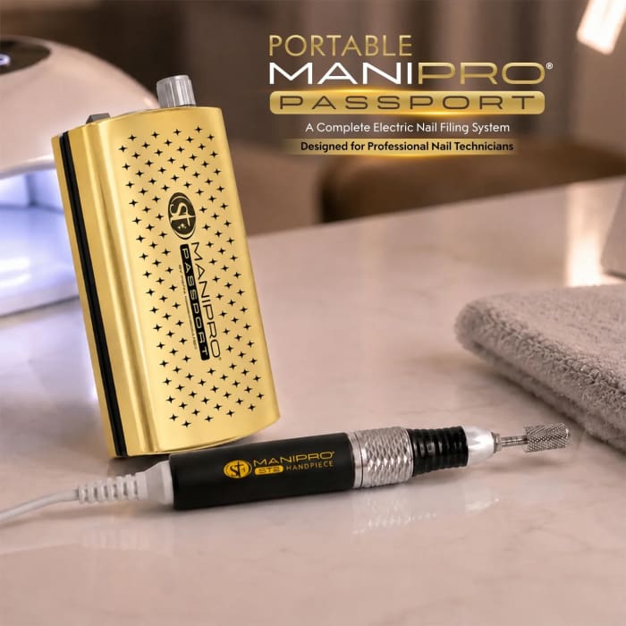 MANIPRO® CB-HP DUO – PORTABLE PROFESSIONAL ELECTRIC NAIL DRILL - OceanNailSupply