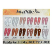 MaXie Builder Gel Collection – 12 Color Series - OceanNailSupply