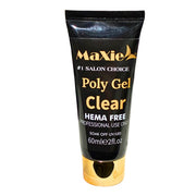 MaXie Clear Poly Gel – Professional Nail Extension Gel - OceanNailSupply