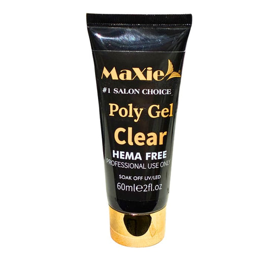 MaXie Clear Poly Gel – Professional Nail Extension Gel - OceanNailSupply