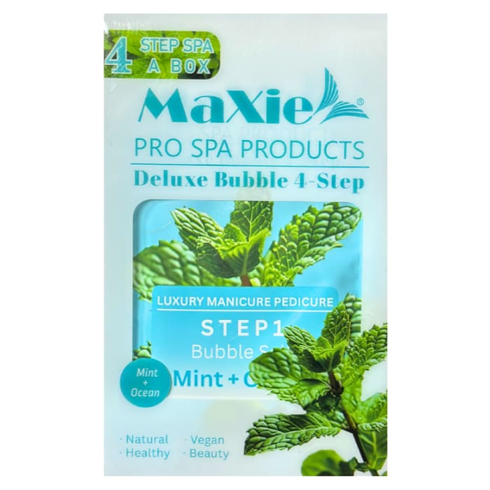MaXie Deluxe Bubble 4-Step Spa Kit – Individual Pedi Treatment - OceanNailSupply