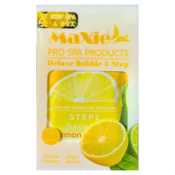 MaXie Deluxe Bubble 4-Step Spa Kit – Individual Pedi Treatment - OceanNailSupply