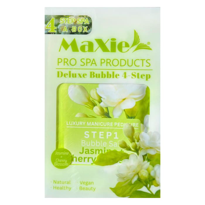 MaXie Deluxe Bubble 4-Step Spa Kit – Individual Pedi Treatment - OceanNailSupply