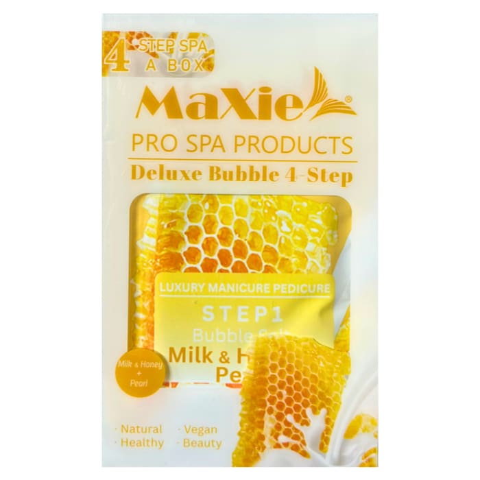 MaXie Deluxe Bubble 4-Step Spa Kit – Individual Pedi Treatment - OceanNailSupply
