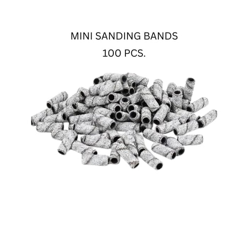 Medicool - Mini Zebra Sanding Bands 100 pcs - Fine Or Medium Grit - OceanNailSupply