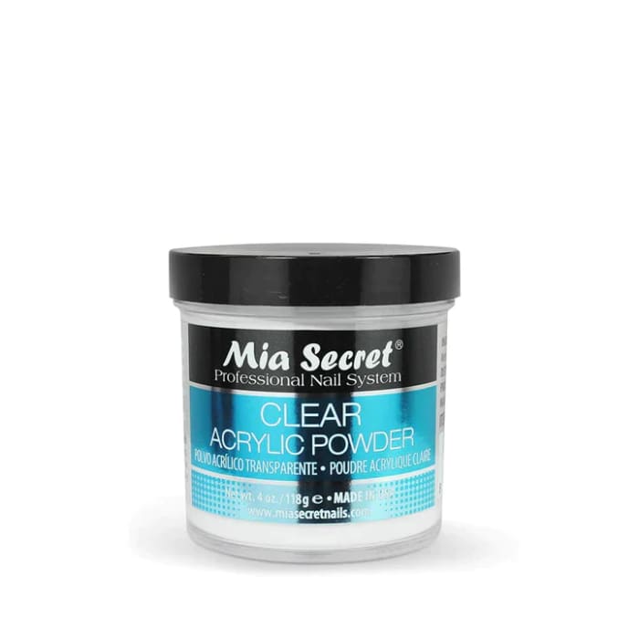 MIA SECRET CLEAR ACRYLIC POWDER - OceanNailSupply