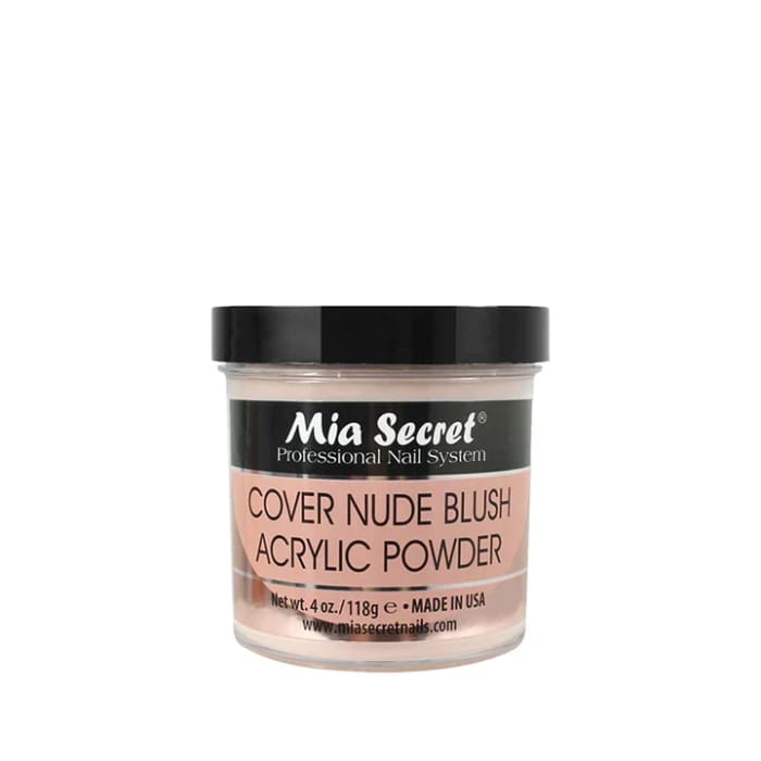 MIA SECRET COVER NUDE BLUSH ACRYLIC POWDER 4 oz. - OceanNailSupply