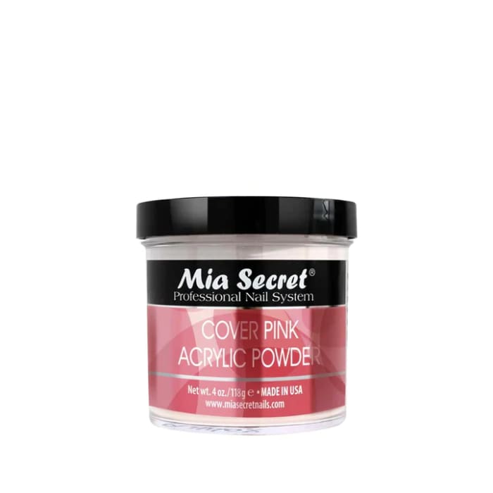 MIA SECRET COVER PINK ACRYLIC POWDER 4 oz. - OceanNailSupply
