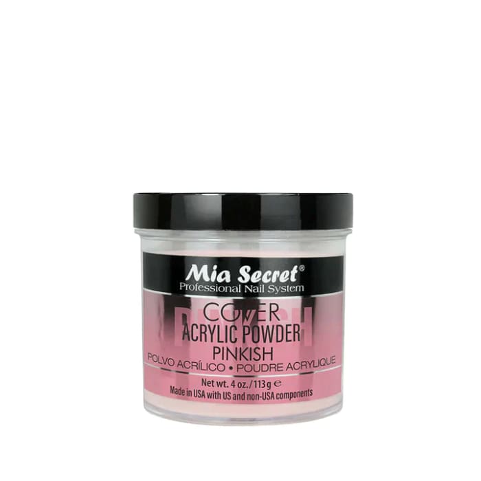 MIA SECRET COVER PINKISH ACRYLIC POWDER 4 oz. - OceanNailSupply