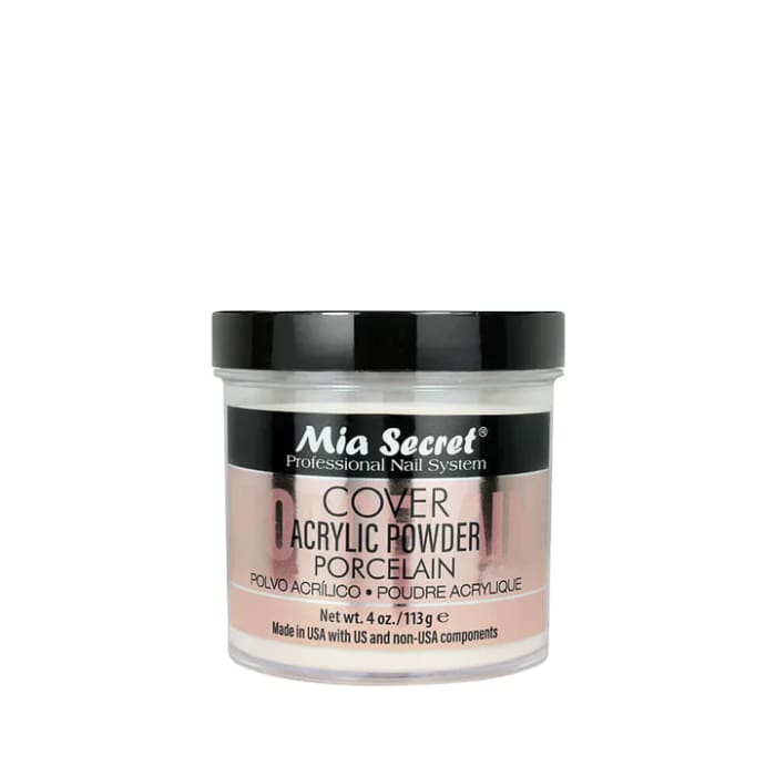 MIA SECRET COVER PORCELAIN ACRYLIC POWDER 4 oz. - OceanNailSupply