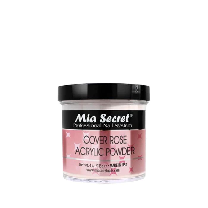 MIA SECRET COVER ROSE ACRYLIC POWDER 4 oz. - OceanNailSupply